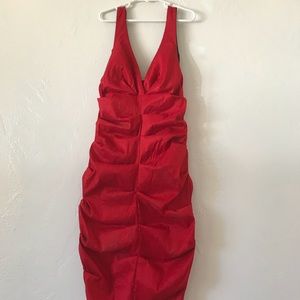 Red Juno Wiggle Dress